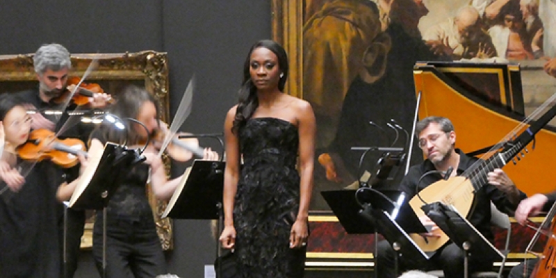 Jeanine De Bique at the Louvre